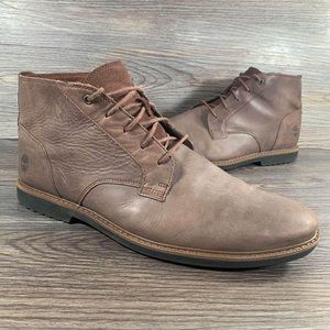 Timberland Squall Canyon Brown Leather Chukka Boots Men’s Size 12